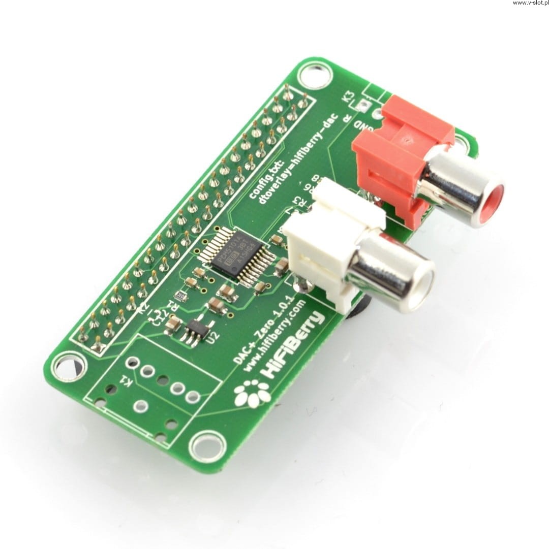 HiFiBerry DAC+ Zero – DAC Audio Hi-Fi Per Raspberry Pi Zero A 192kHz/24bit