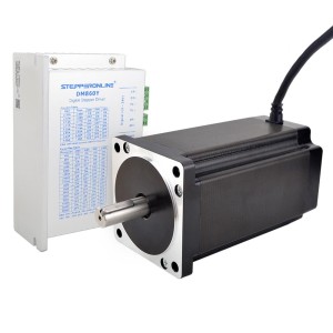 Zestaw z silnikiem krokowym Nema 34 12Nm pojedynczy wał