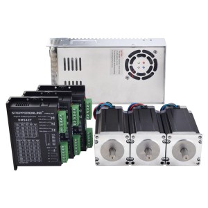 Zestaw krokowy 3-osiowy CNC serii S 3.0 Nm -  silnik krokowy Nema 23 i sterownik
