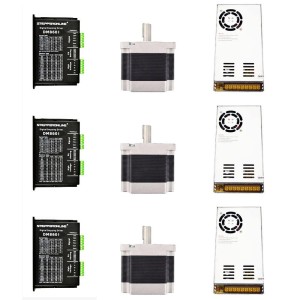 Zestaw krokowy 3-osiowy CNC 4.5 Nm -  silnik krokowy Nema 34 i sterownik