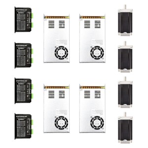 Zestaw krokowy 4-osiowy CNC 13.0 Nm -  silnik krokowy Nema 34 i sterownik