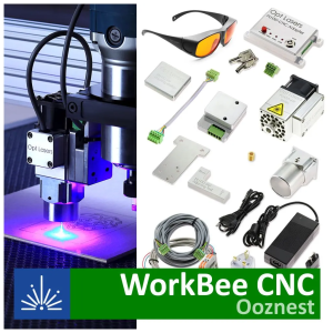 Zestaw do rozbudowy lasera Ooznest WorkBee o laser PLH3D-6W-XF+ i LaserDock