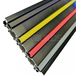 Zaślepka boczna - żółta - 1m -  do profili aluminiowych V-SLOT, C-BEAM DO ROWKA 6