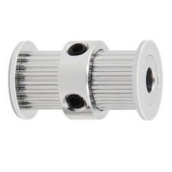 Zębatka podwójna GT2 20 zębów wał 5 mm na pasek o szerokości 6 mm