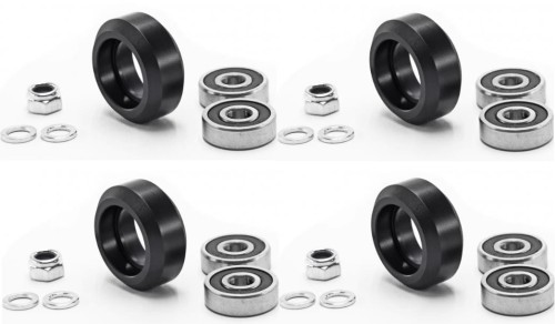 4 x Zestaw: Rolka V-SLOT Solid V Wheel Kit