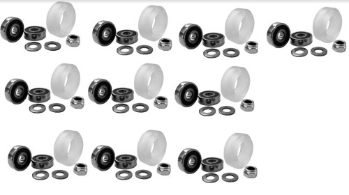 10 x Zestaw: Rolka V-SLOT Xtreme Solid V Wheel Kit