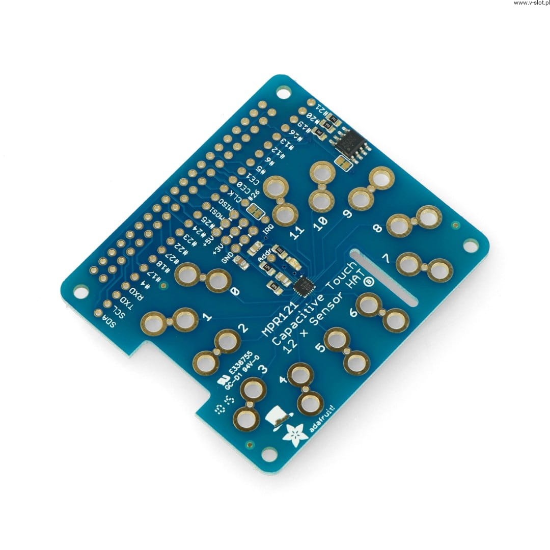 Mpr121 Raspberry Mini Kit moduł dotykowy MPR121 | Touch Hat do Raspberry Pi | Adafruit 2340