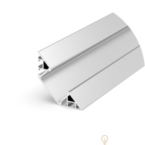 Profil led - wpuszczany kątowy P7-1 Srebrny