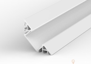 Profil led - wpuszczany kątowy P7-1 Biały