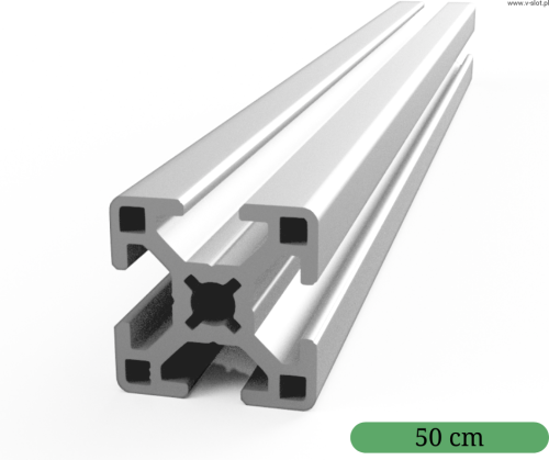 Profil aluminiowy konstrukcyjny 30x30 [8] 500 mm