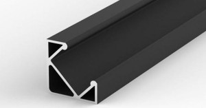 Profil nawierzchniowy P3-1 kątowy czarny 3m