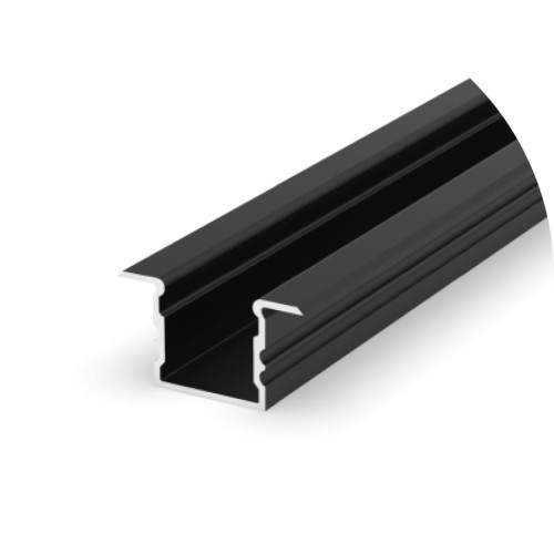 Profil led wpuszczany P18-2 Czarny 3m