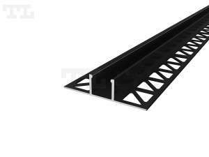 Profil LED P17-2 czarny 3m