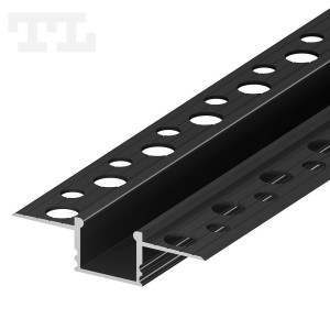 Profil led podtynkowy GK18-3 czarny 3m