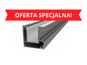 Profil ogrodzeniowy aluminiowy 40x40 - ŚCINEK/ODPAD