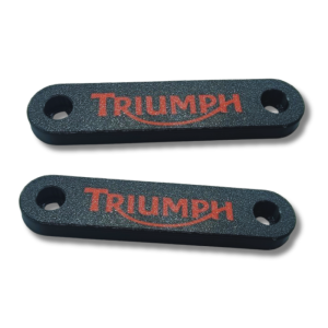 ZAŚPLEKI PODNÓŻEK PASAŻERA TRIUMPH TRIDENT - Zaślepki mocowania podnóżków pasażera - PET-G