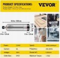 Wrzeciono 2.2KW 2220V chłodzone powietrzem ER20 do frezarki CNC grawera CNC