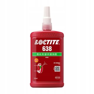 KLEJ DO ŁOŻYSK I TULEI LOCTITE 638 DO TRWAŁEGO ŁĄCZENIA | 250ml |