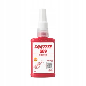 USZCZELNIACZ GWINTÓW LOCTITE 569 - 50ML BRĄZOWY, NISKA WYTRZYMAŁOŚĆ
