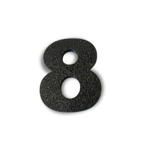 Cyfra 8 - 3D na skrzynkę 5 cm – numer budynku – Cyfra na Płot - cyfra na dom