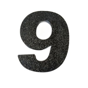 Cyfra 9 - 3D na skrzynkę 5 cm – numer budynku – Cyfra na Płot - cyfra na dom