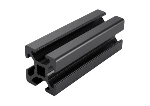 Profil aluminiowy T-SLOT 20x20 czarny - 270 cm