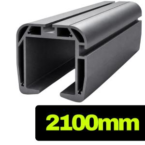 Profil aluminiowy do bramy przesuwnej 100x97 - 210 cm