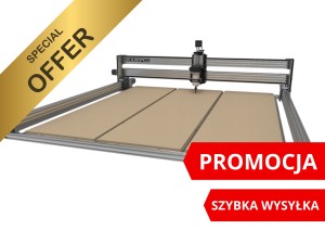 Frezarka CNC do drewna LEAD 1515 (1170x1250x90 mm) GOTOWA DO PRACY
