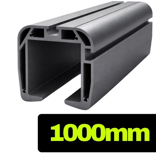 Profil aluminiowy E-39877 do bramy przesuwnej 100x97 mm