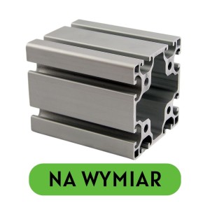 Aluminiowy Profil Konstrukcyjny 80x80 T8 NA WYMIAR 