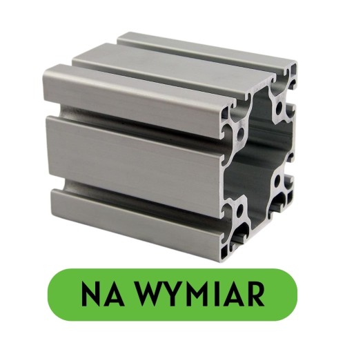 Aluminiowy Profil Konstrukcyjny 80x80 T8 NA WYMIAR