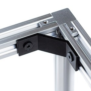 Narożnik zewnętrzny 135° do profili aluminiowych seria 20 CZARNY