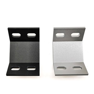 Narożnik zewnętrzny 135° do profili aluminiowych seria 40 CZARNY