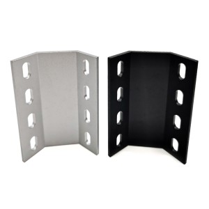 Narożnik zewnętrzny 135° do profili aluminiowych seria 80 CZARNY