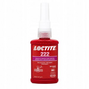 LOCTITE 222 50 ml - klej do gwintów, niska wytrzymałość