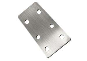 Płytka łącząca do profili aluminiowych 80x40x3 mm