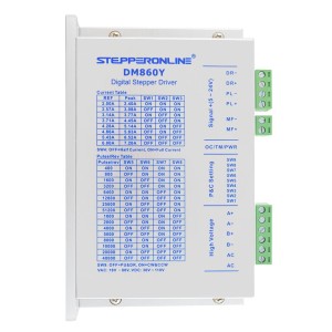 Cyfrowy sterownik krokowy 2.4-7.2A AC18V-80V DM860Y 