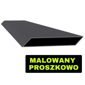 Profil aluminiowy ROMB 140x20 malowany proszkowo [Na wymiar]