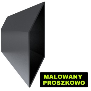 Profil aluminiowy Romb 20x104 malowany proszkowo [Na wymiar]