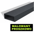 Aluminiowa rura prostokątna 20x50 malowana proszkowo [Na wymiar]