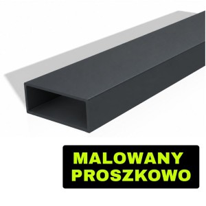 Aluminiowa rura prostokątna 20x50 malowana proszkowo [Na wymiar]