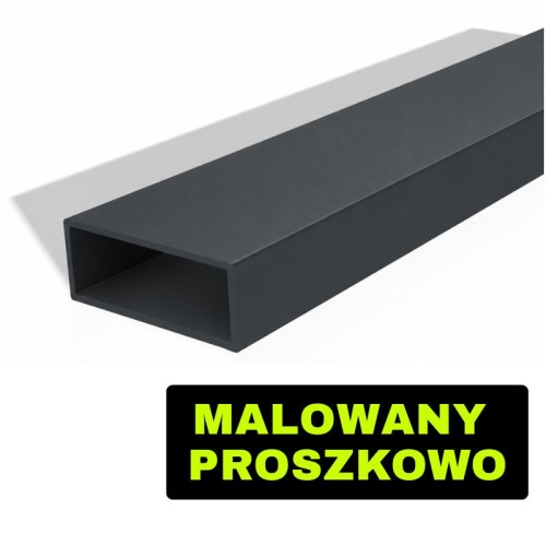 Aluminiowa rura prostokątna 20x50 malowana proszkowo [Na wymiar]