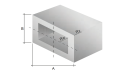 Profil aluminiowy zamknięty 20x200x1,9 malowany proszkowo [Na wymiar]