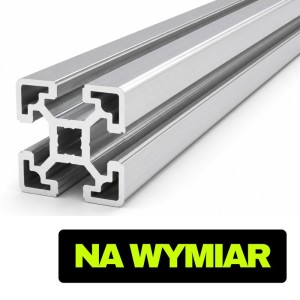 Profil aluminiowy konstrukcyjny 40x40 rowek 10 [Na wymiar]