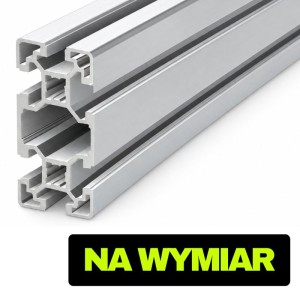 Profil aluminiowy konstrukcyjny 40x80 rowek 10 [Na wymiar]